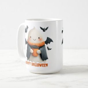 Happy Halloween Niedlich Ghost Design Kaffeetasse