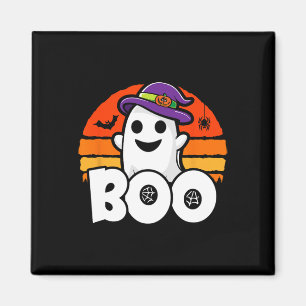 Happy Halloween - Niedlich Ghost Hexe - Boo - Funn Magnet