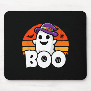 Happy Halloween - Niedlich Ghost Hexe - Boo - Funn Mousepad
