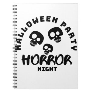 Happy Halloween Niedlich Ghost Notizblock