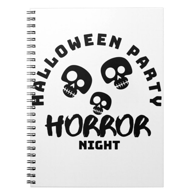 Happy Halloween Niedlich Ghost Notizblock (Vorderseite)