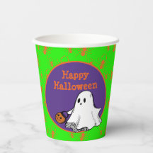 Happy Halloween Niedlich Ghost Trick oder Treat Pa