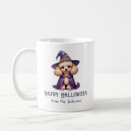 Happy Halloween Niedlich Poodle Kaffeetasse