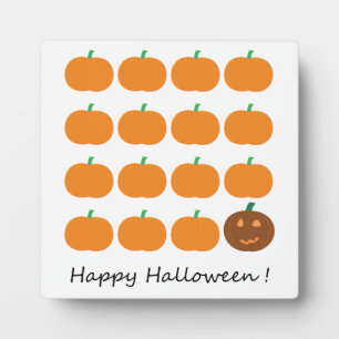 Happy Halloween Niedlich Pumpkin Patch Fotoplatte