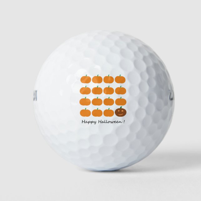 Happy Halloween Niedlich Pumpkin Patch Golfball (Vorderseite)
