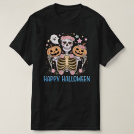 Happy Halloween Niedlich Skeleton T-Shirt
