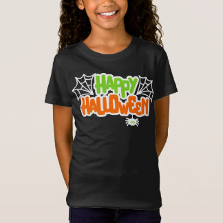 Happy Halloween Niedlich Spider Web T-Shirt