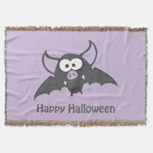 Happy Halloween. Niedlich Vampire Bat Decke