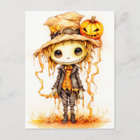 Happy Halloween | Niedliche Kleine Vogelscheuche