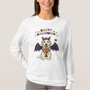 Happy Halloween Niedlicher Hundeschlitten Trick-od T-Shirt