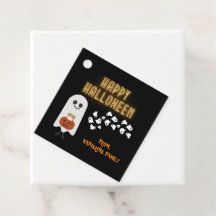 Happy Halloween niedliches Geschenk Gooody-Aufkleb
