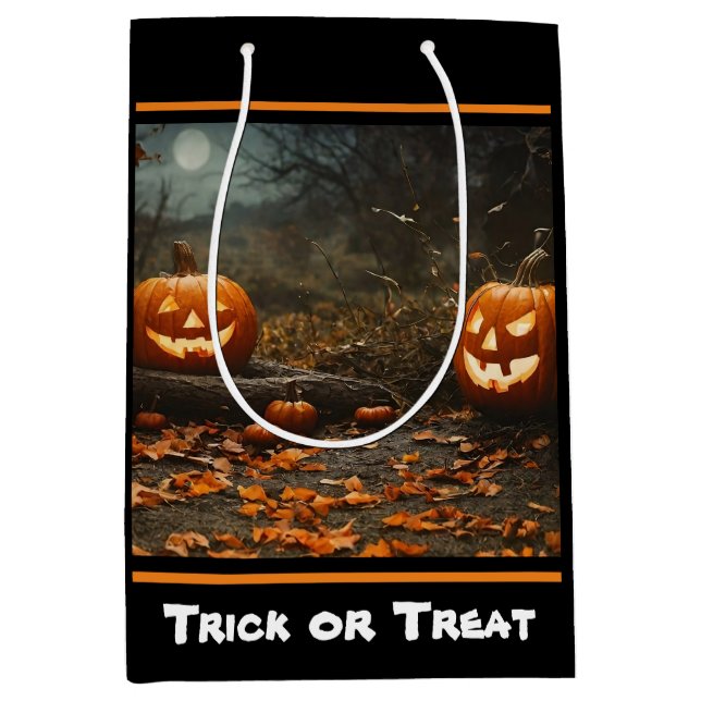 Happy Halloween Night Collection Mittlere Geschenktüte (Vorderseite)