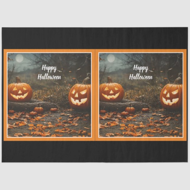 Happy Halloween Night Collection Seidenpapier (Vorderseite)