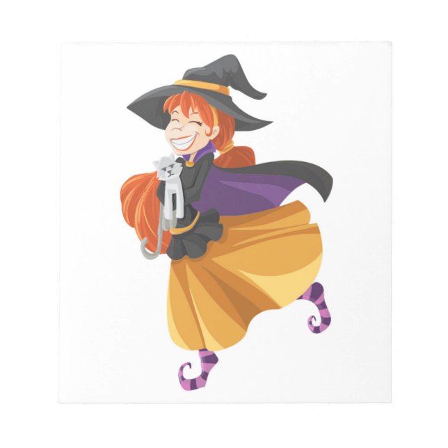 "HAPPY HALLOWEEN" NOTIZBLOCK (Vorderseite)
