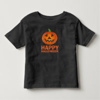 Happy Halloween Orange Jack o' Lantern Pumpkin