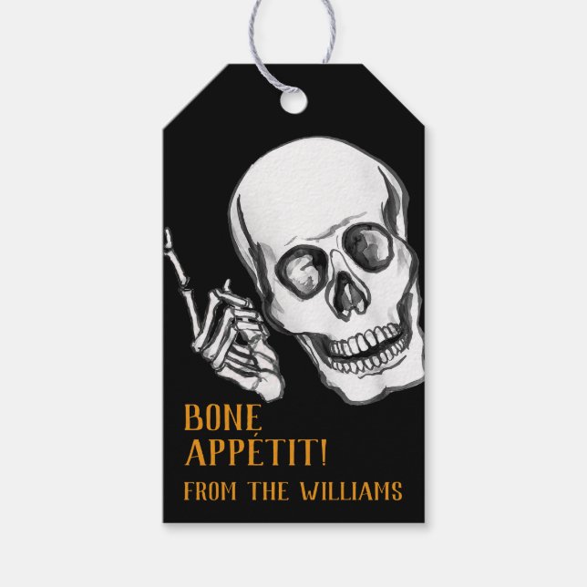 Happy Halloween Papa Witz Geschenkanhänger (Vorderseite)