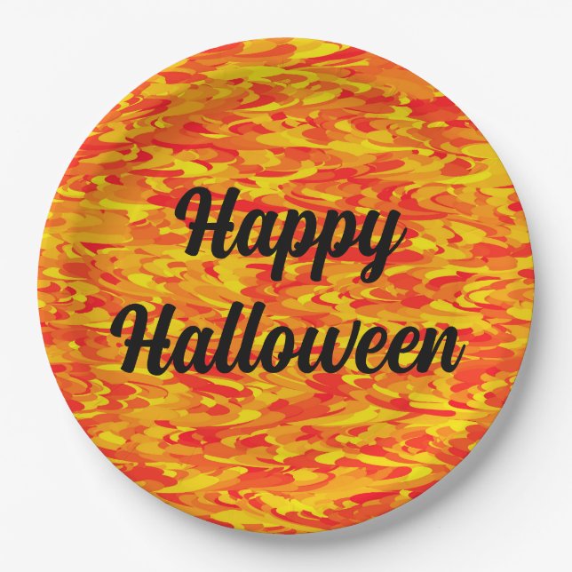 Happy Halloween Pappteller (Vorderseite)