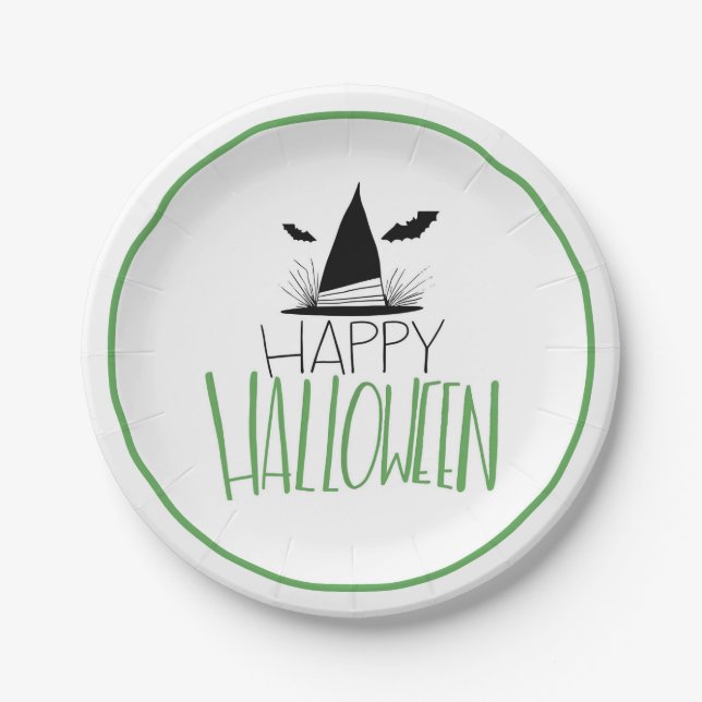 Happy Halloween Pappteller (Vorderseite)