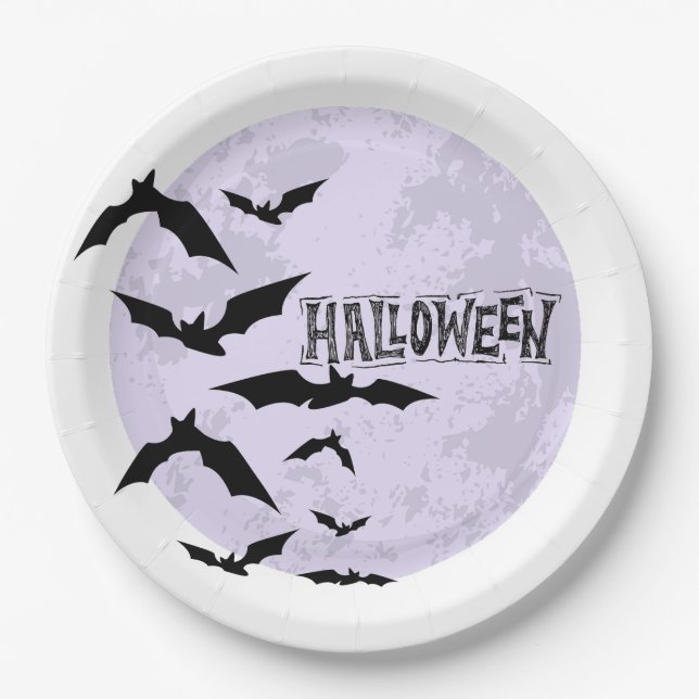 Happy Halloween Pappteller (Vorderseite)