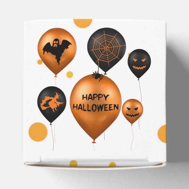 Happy Halloween Party Balloons Geschenkschachtel (Oben)