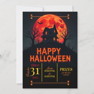 Happy Halloween Party Einladung