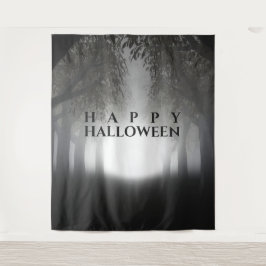 Happy Halloween Party Kostüm Foto Stand Hintergrun Wandteppich