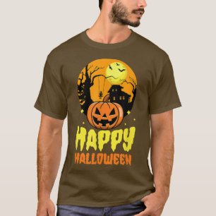Happy Halloween Party Kürbislaterne Pumpkin Haunt T-Shirt