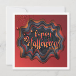 Happy Halloween Party "Leckerei oder Trick" Karte