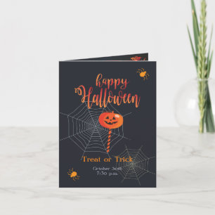 Happy Halloween Party "Leckerei oder Trick" Magisc Einladung