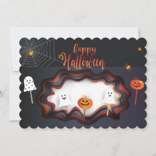 Happy Halloween Party "Leckerei oder Trick" Magisc Einladung