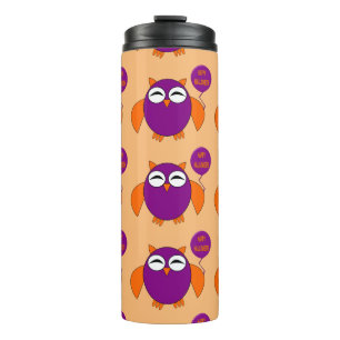 Happy Halloween Party Owl Thermal Tumbler Thermosbecher