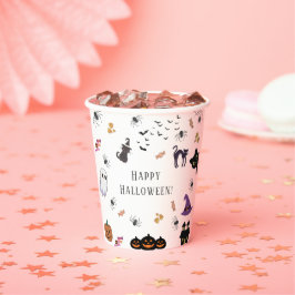 Happy Halloween Party Pappbecher