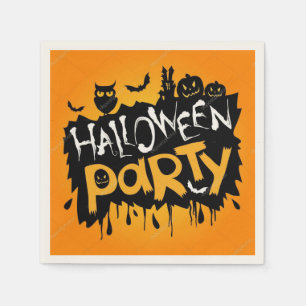 Happy Halloween Party Serviette