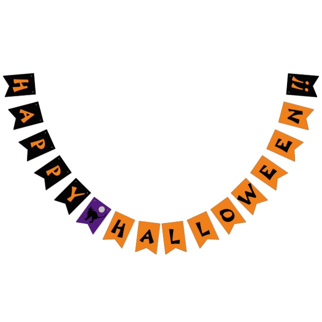 Happy Halloween Party Wimpelkette (Alle)