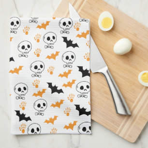 Happy Halloween Pattern Geschirrtuch