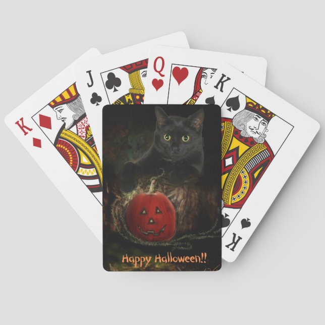 Happy Halloween Playing Cards Spielkarten (Rückseite)