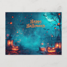 Happy Halloween Postcard
