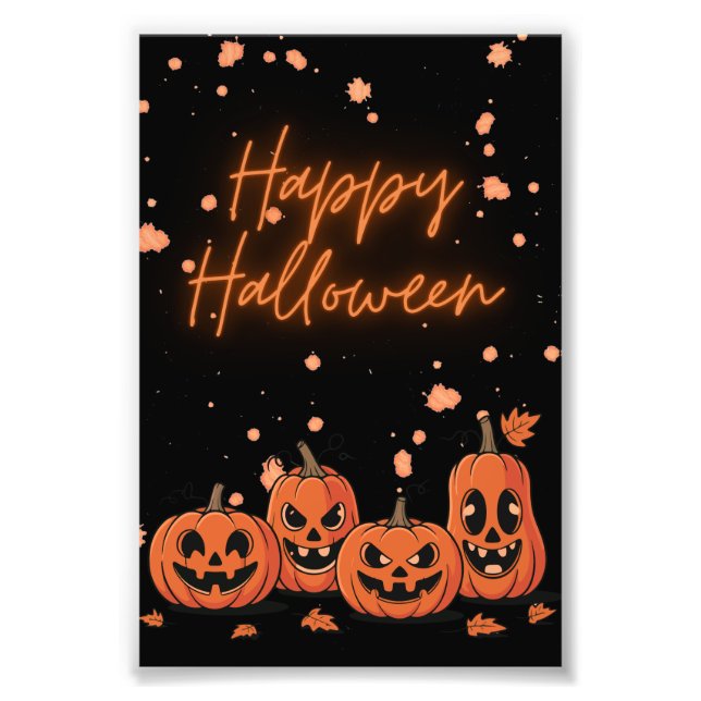 Happy Halloween Postcard Fotodruck (Vorne)