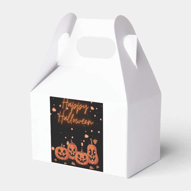 Happy Halloween Postcard Geschenkschachtel (Vorderseite)