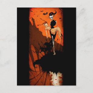 Happy Halloween Postcard Postkarte