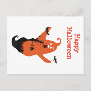 Happy Halloween Postcard Postkarte