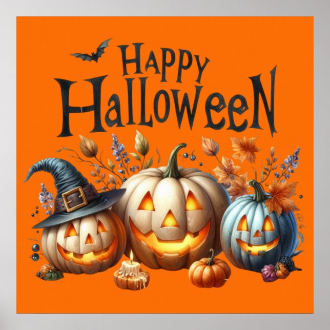 Happy Halloween Poster (Vorne)