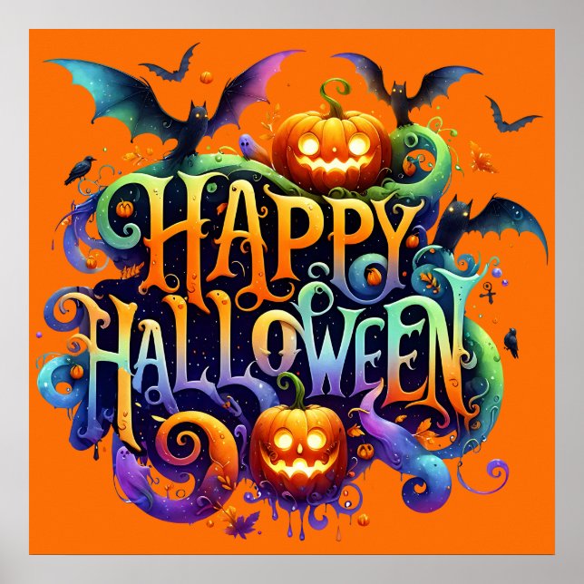 Happy Halloween Poster (Vorne)