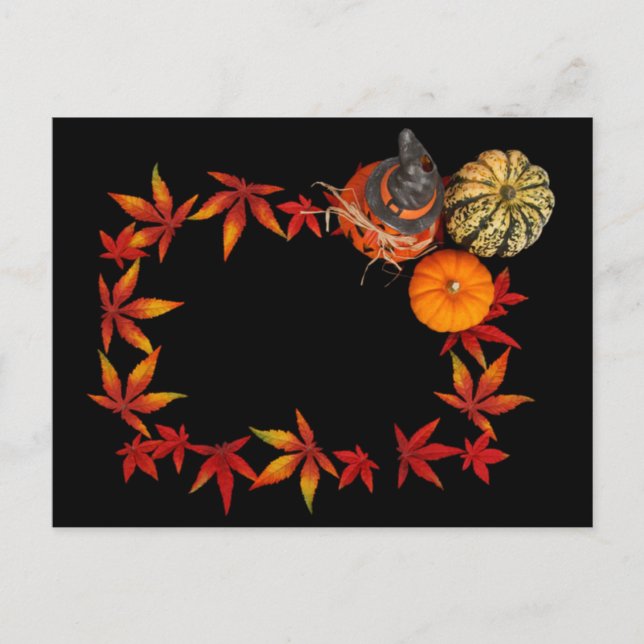 Happy Halloween Postkarte (Vorderseite)