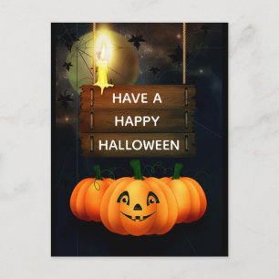 Happy Halloween Postkarte