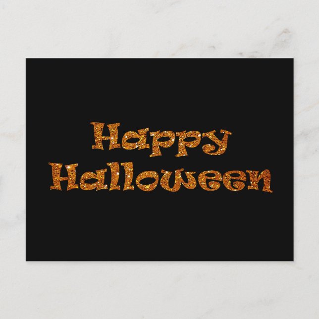 Happy Halloween Postkarte (Vorderseite)
