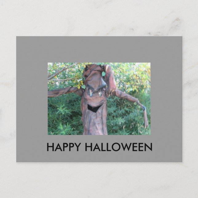 HAPPY HALLOWEEN POSTKARTE (Vorderseite)