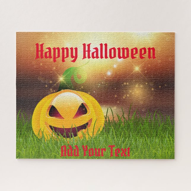 Happy Halloween Pumpkin (Horizontal)