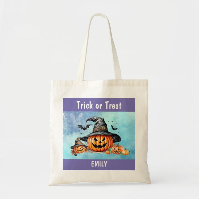 Happy Halloween Pumpkin Bag Tragetasche (Vorne)