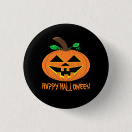 Happy Halloween Pumpkin Button Abzeichen